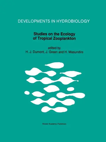 Cover of Studies on the Ecology of Tropical Zooplankton