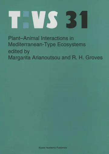 Cover of Plant-animal interactions in Mediterranean-type ecosystems