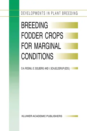 Cover of Breeding Fodder Crops for Marginal Conditions