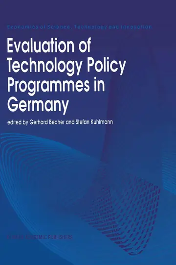 Cover of Evaluation of Technology Policy Programmes in Germany