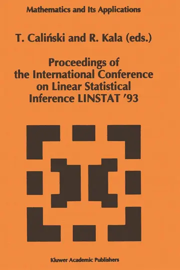 Cover of Proceedings of the International Conference on Linear Statistical Inference Linstat 93