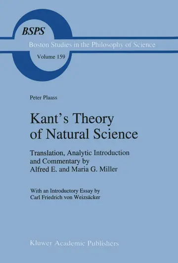 Cover of Kant’s Theory of Natural Science