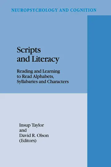 Cover of Scripts and Literacy