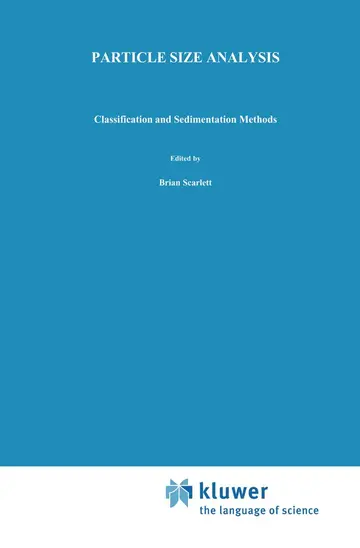 Cover of Particle Size Analysis