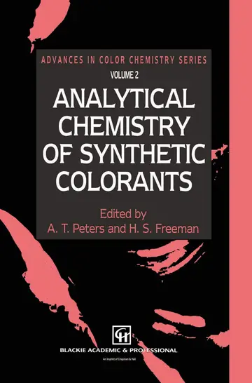 Cover of Analytical Chemistry of Synthetic Colorants