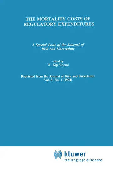 Cover of The Mortality Costs of Regulatory Expenditures
