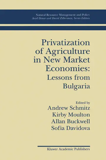 Cover of Privatization of Agriculture in New Market Economies