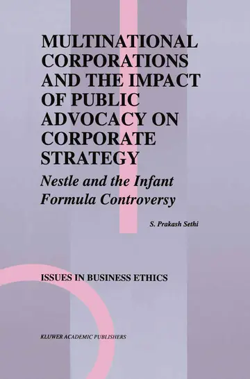 Cover of Multinational Corporations and the Impact of Public Advocacy on Corporate Strategy
