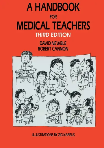Cover of A Handbook for Medical Teachers