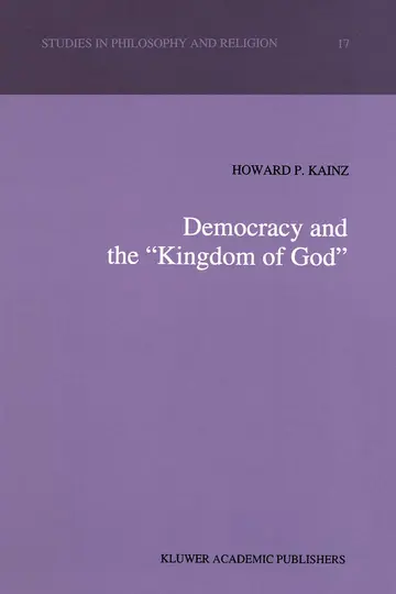 Cover of Democracy and the “Kingdom of God”