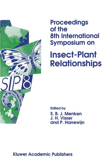 Cover of Proceedings of the 8th International Symposium on Insect-Plant Relationships