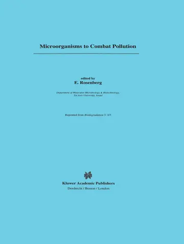 Cover of Microorganisms to Combat Pollution