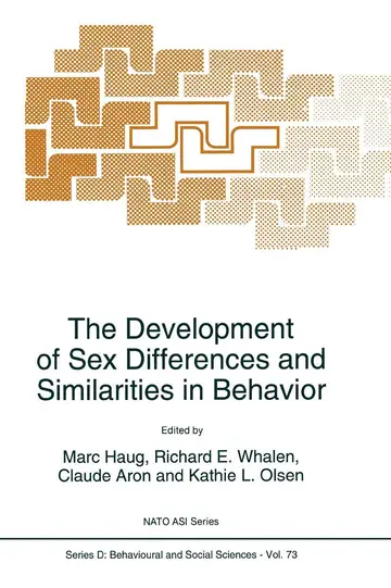 Cover of The Development of Sex Differences and Similarities in Behavior