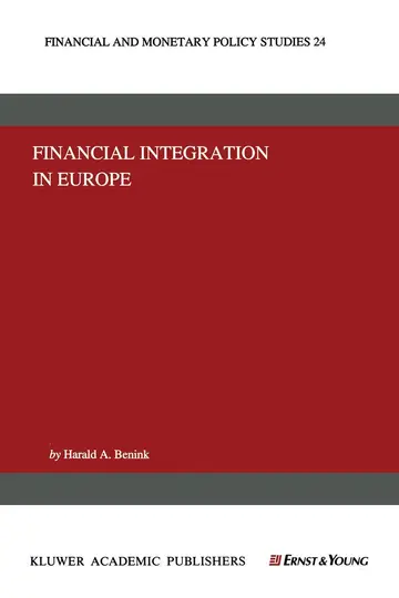 Cover of Financial Integration in Europe