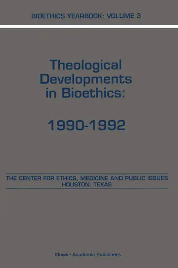 Cover of Bioethics Yearbook