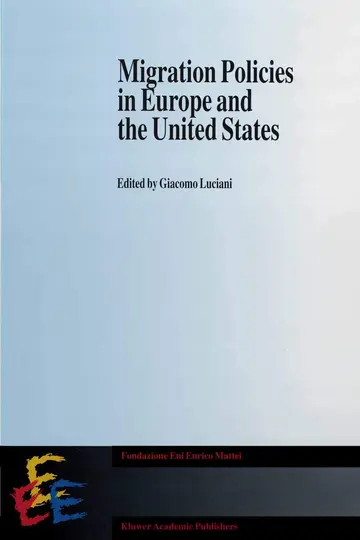 Cover of Migration Policies in Europe and the United States
