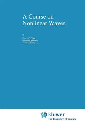 Cover of A Course on Nonlinear Waves