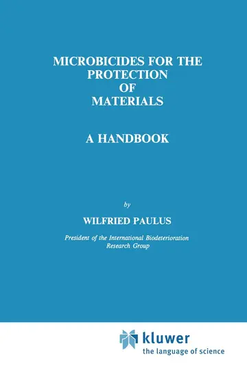 Cover of Microbicides for the Protection of Materials