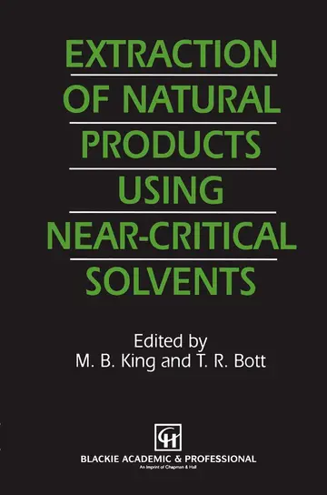 Cover of Extraction of Natural Products Using Near-critical Solvents