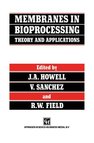 Cover of Membranes in Bioprocessing