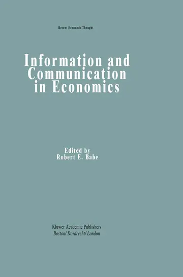 Cover of Information and Communication in Economics