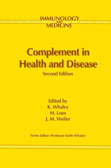 Cover of Complement in Health and Disease