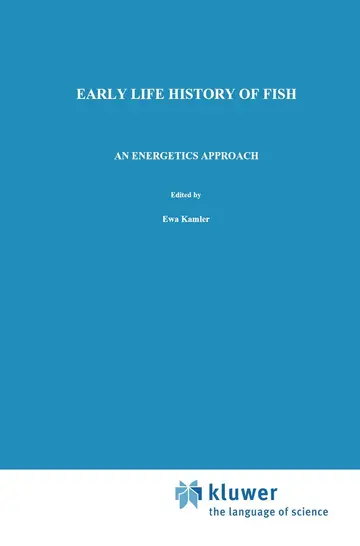 Cover of Early Life History of Fish
