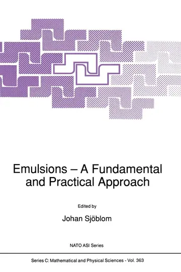 Cover of Emulsions