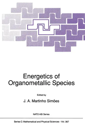Cover of Energetics of Organometallic Species