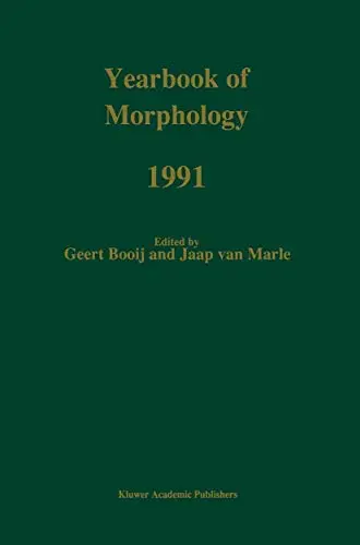 Cover of Yearbook of Morphology 1991