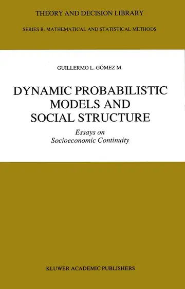 Cover of Dynamic Probabilistic Models and Social Structure
