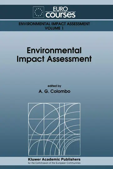 Cover of Environmental Impact Assessment