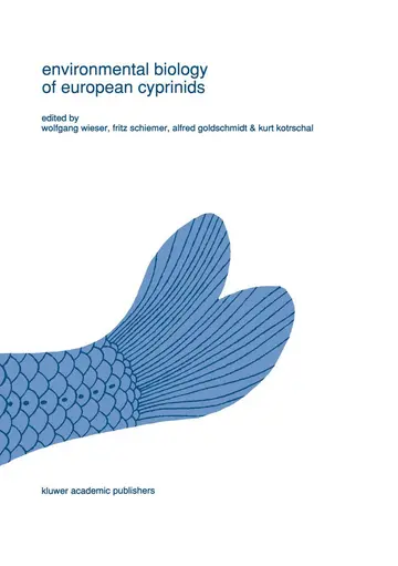 Cover of Environmental biology of European cyprinids