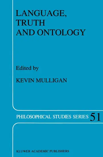 Cover of Language, Truth and Ontology