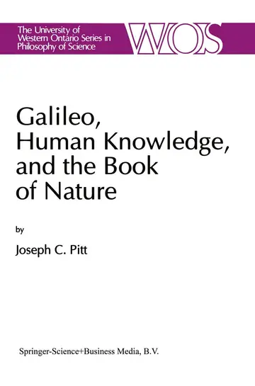 Cover of Galileo, Human Knowledge, and the Book of Nature