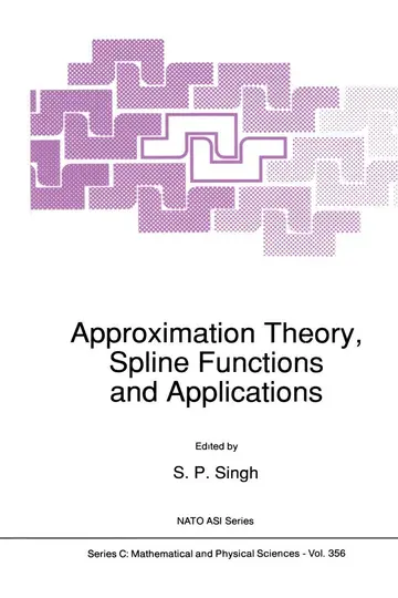 Cover of Approximation Theory, Spline Functions and Applications