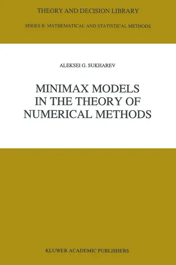 Cover of Minimax Models in the Theory of Numerical Methods
