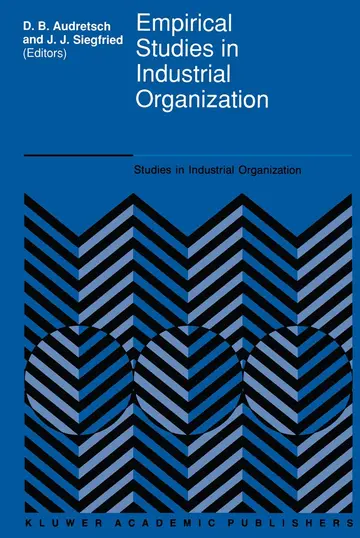 Cover of Empirical Studies in Industrial Organization
