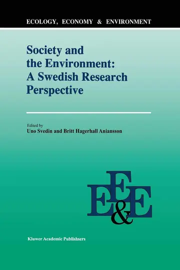 Cover of Society and the Environment