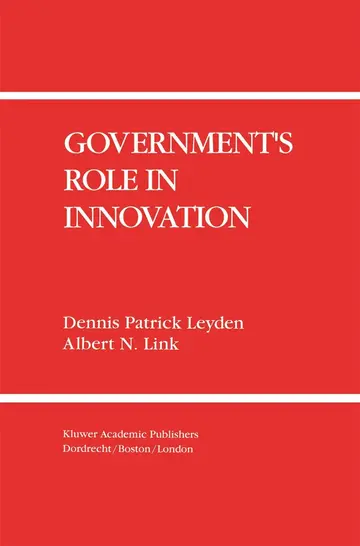 Cover of Government’s Role in Innovation
