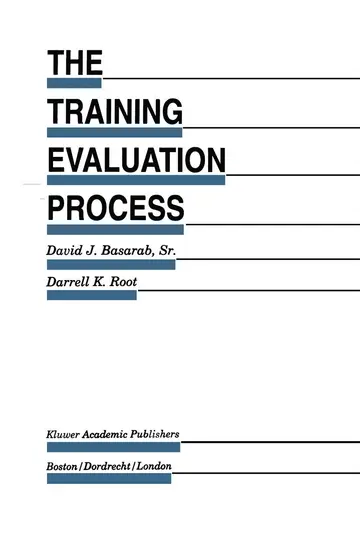 Cover of The Training Evaluation Process