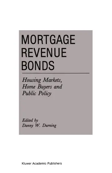 Cover of Mortgage Revenue Bonds