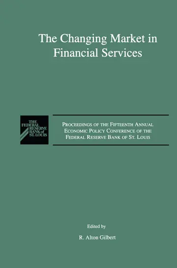 Cover of The Changing Market in Financial Services