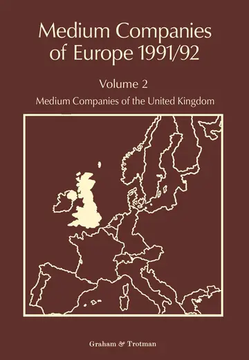 Cover of Medium Companies of Europe 1991/92