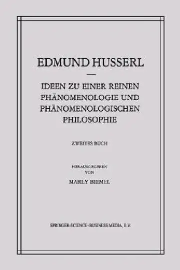 Cover of Ideen Zu Einer Reinen Phänomenologie Und Phänomenologischen Philosophie