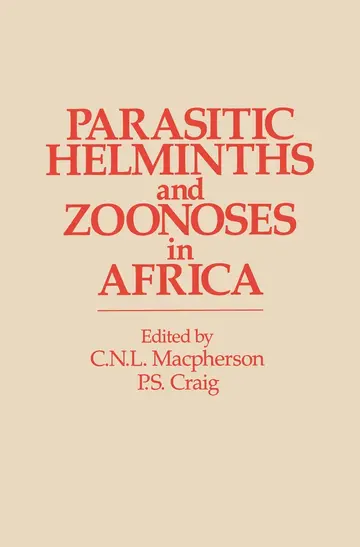 Cover of Parasitic helminths and zoonoses in Africa