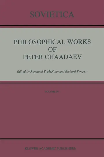 Cover of Philosophical Works of Peter Chaadaev