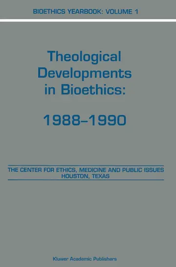 Cover of Bioethics Yearbook
