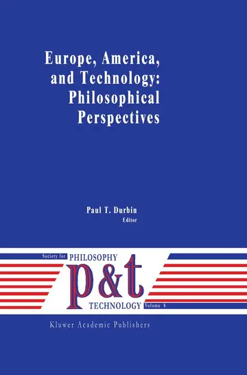 Cover of Europe, America, and Technology