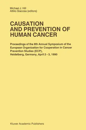 Cover of Causation and Prevention of Human Cancer